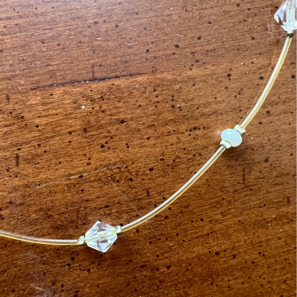Faux gemstone necklace - Picture 3 of 5